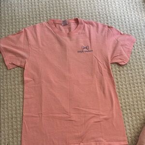 Simply Southern Coral Tee with Logo